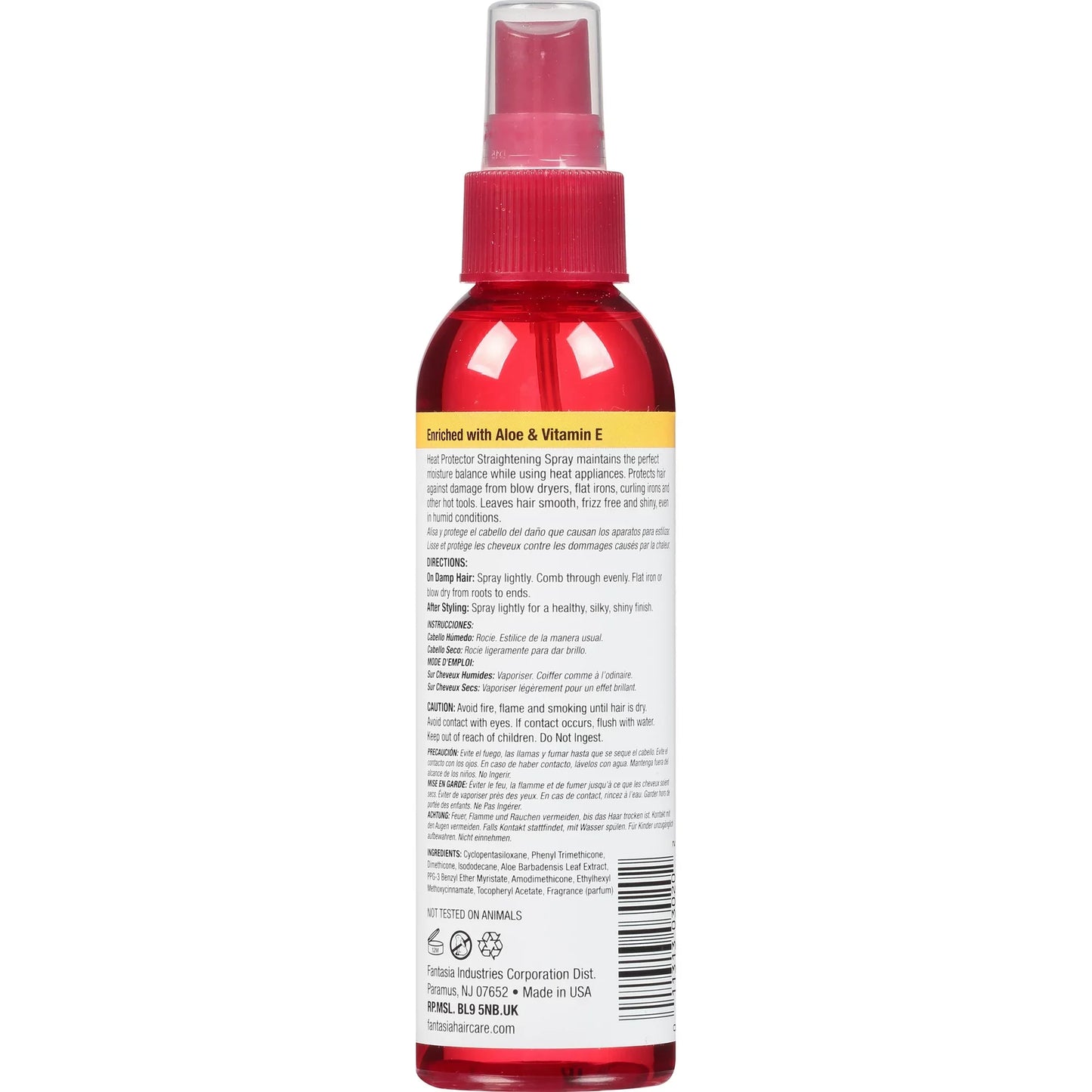 IC Fantasia Hair Polisher Heat Protector Straightening Spray