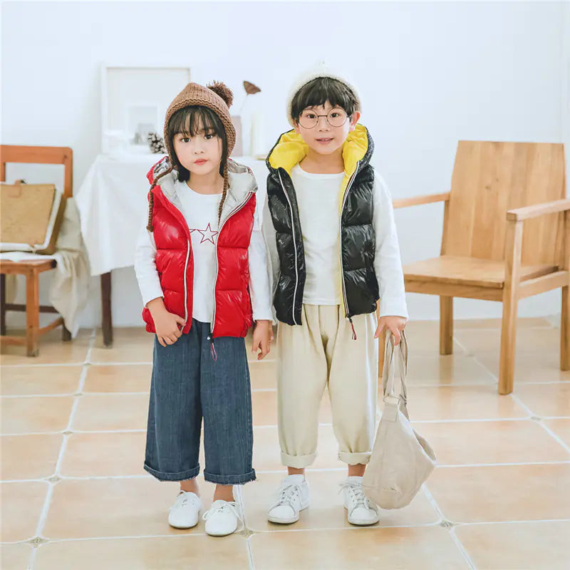 Style Loft Collection I'm Different Children's Hooded Silver Vest