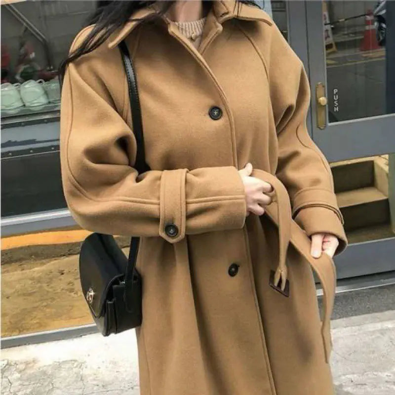 Style Loft Collection Thicken Wool Blend Long Coat