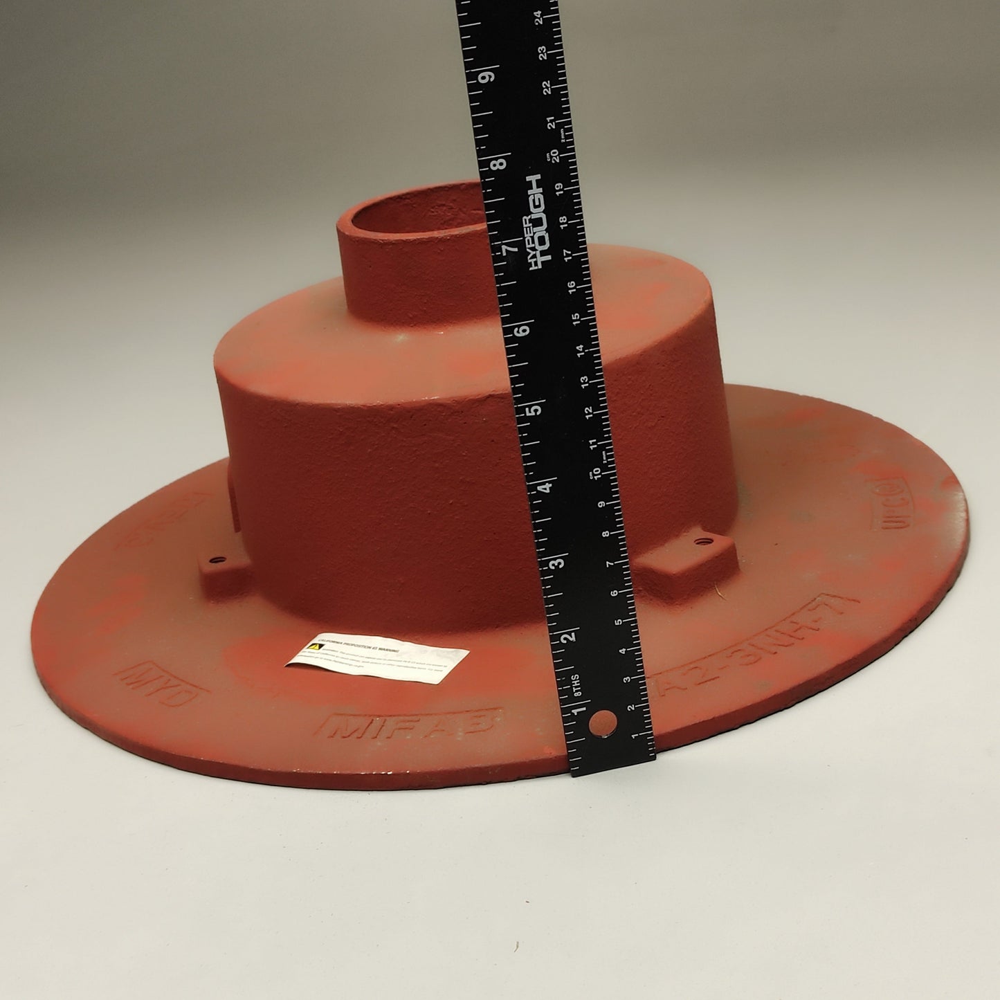 MIFAB A2 Body Lacquered Cast Iron 15" Dai. Drain Top Flange (New)