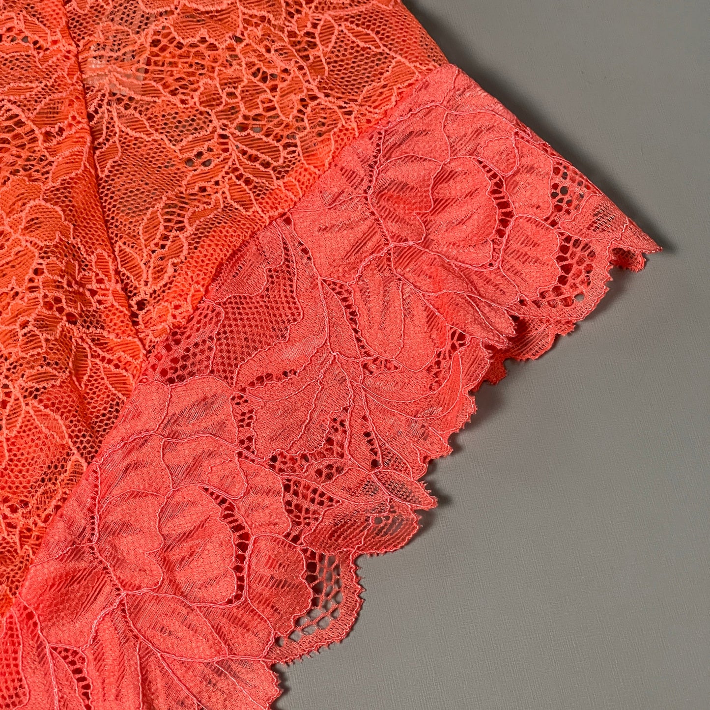 FREE PEOPLE Sheer One Touch Bodysuit Leotard Women's Sz XS Watermelon Lace OB1457989 (New)