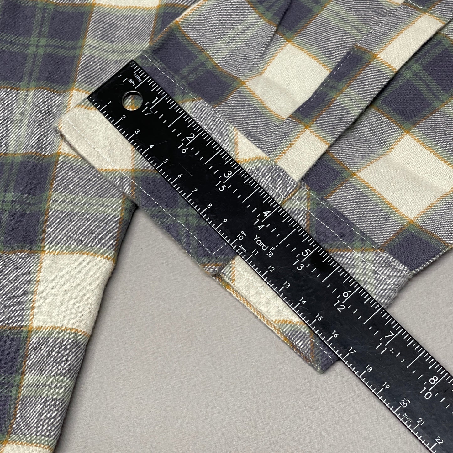 WE WORE WHAT Boyfriend Flannel Button-Down Shirt Green Women's Sz XS/S 246765