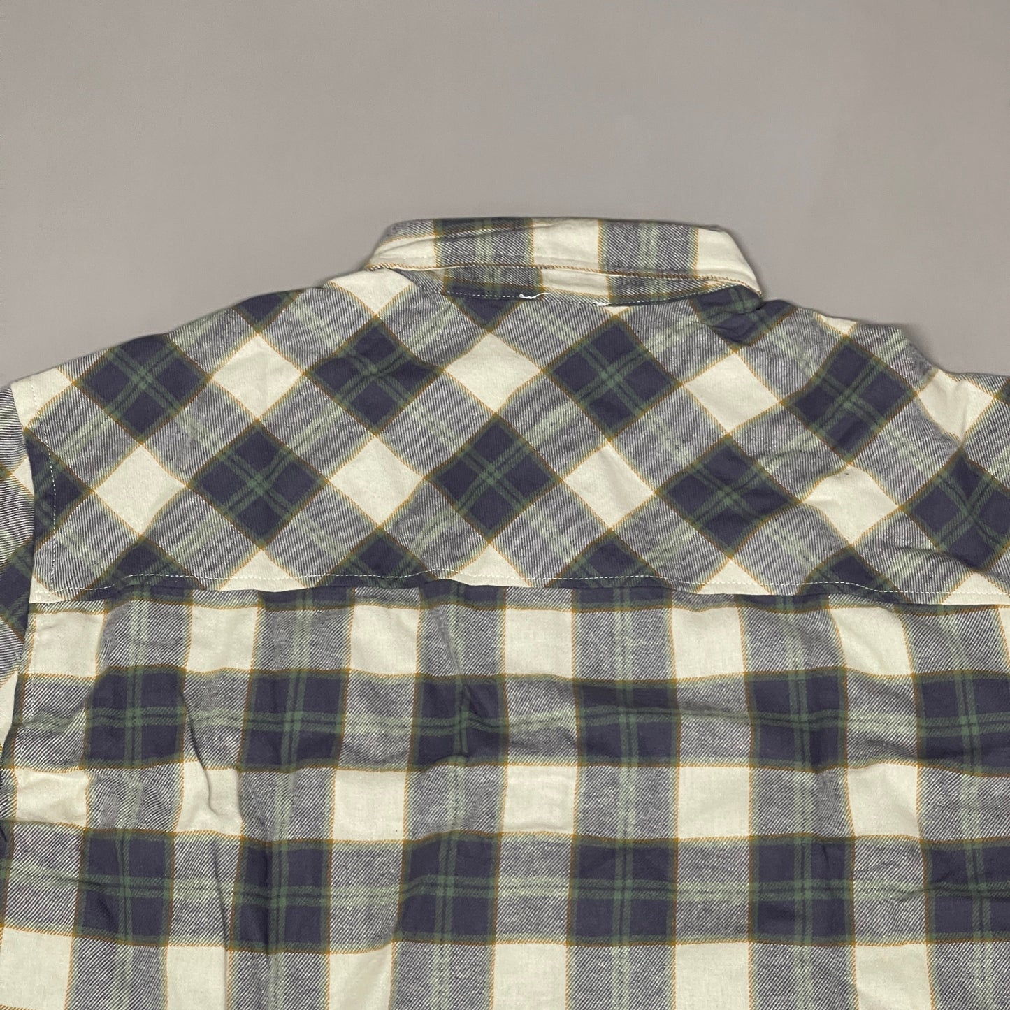 WE WORE WHAT Boyfriend Flannel Button-Down Shirt Green Women's Sz XS/S 246765