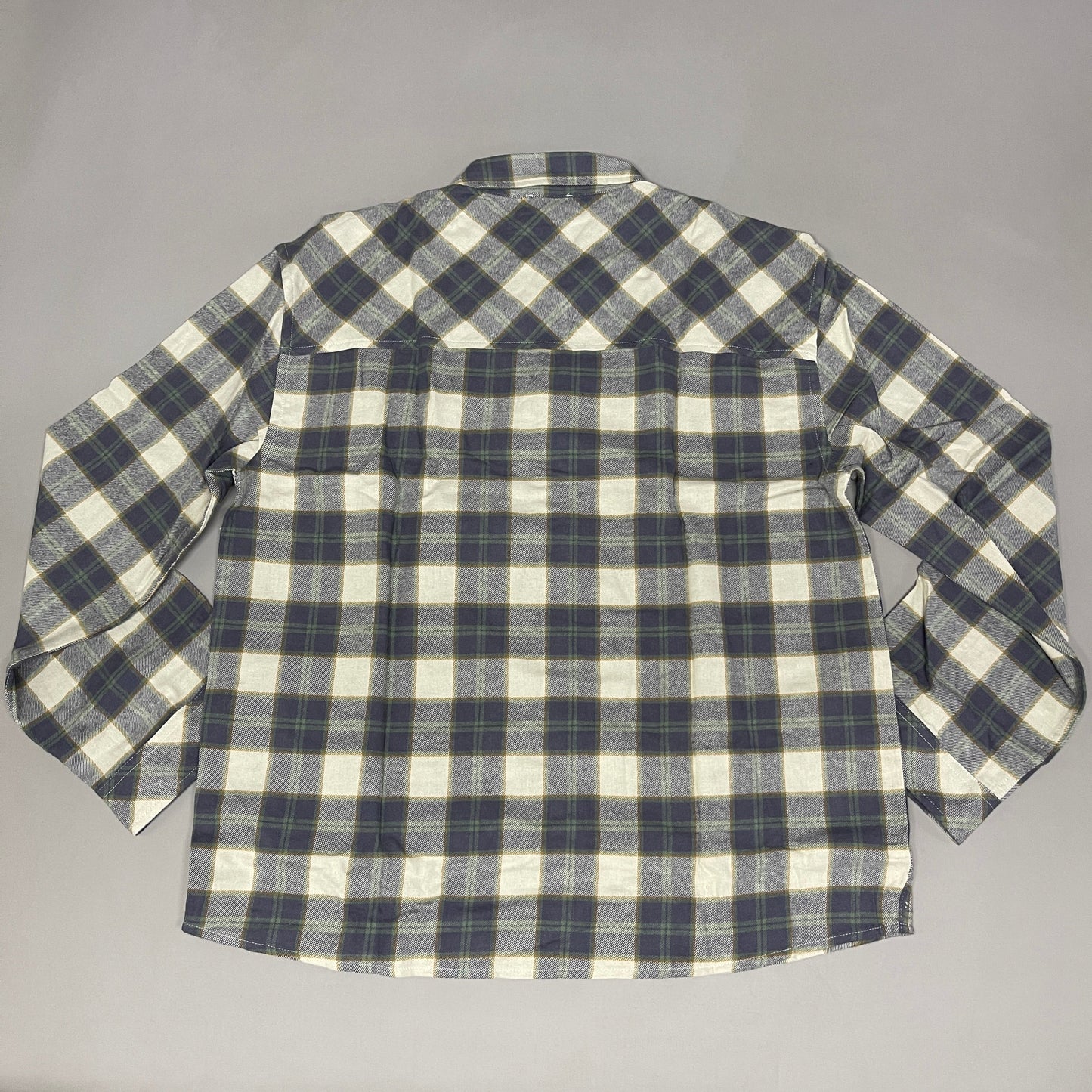 WE WORE WHAT Boyfriend Flannel Button-Down Shirt Women's Sz M/L Green WWDT23-1