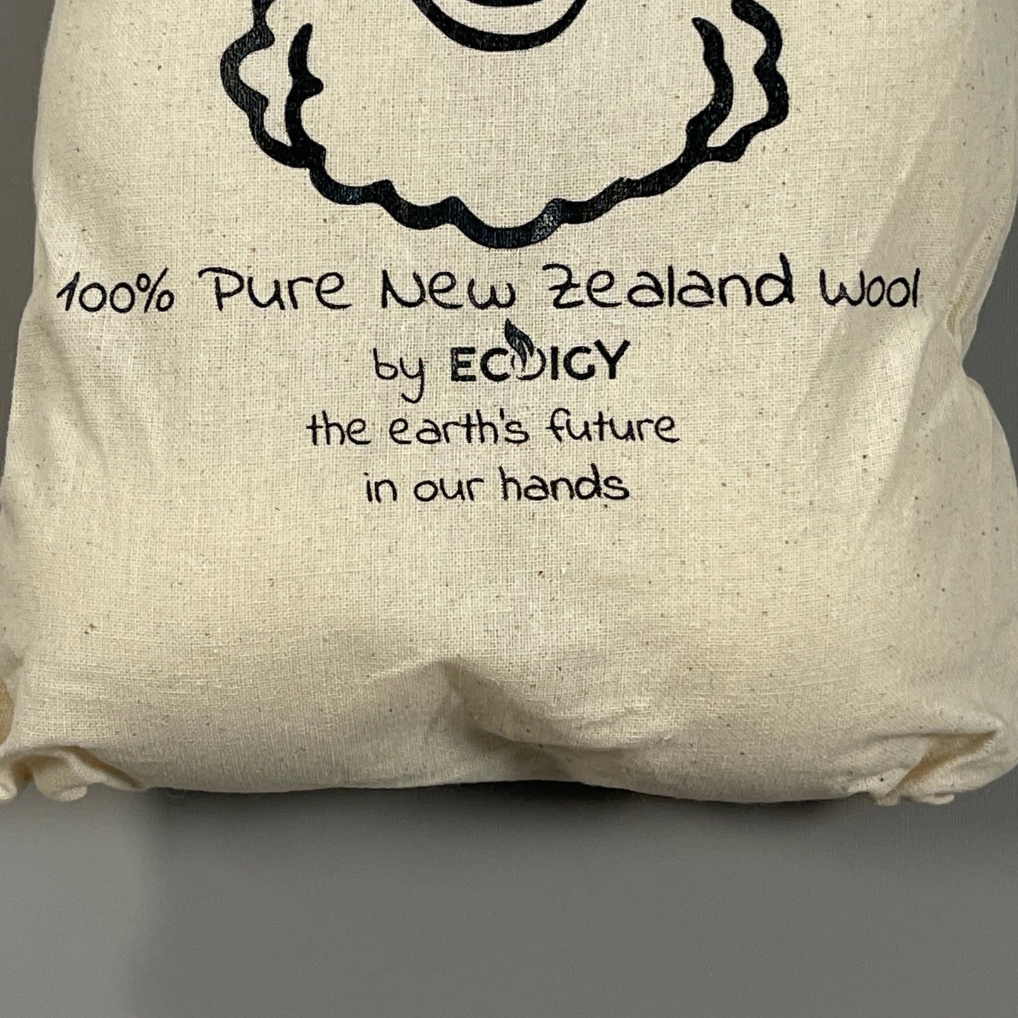 ECOIGY Handmade Wool Dryer Balls 100% New Zealand Wool Set of 6 White XL (New)