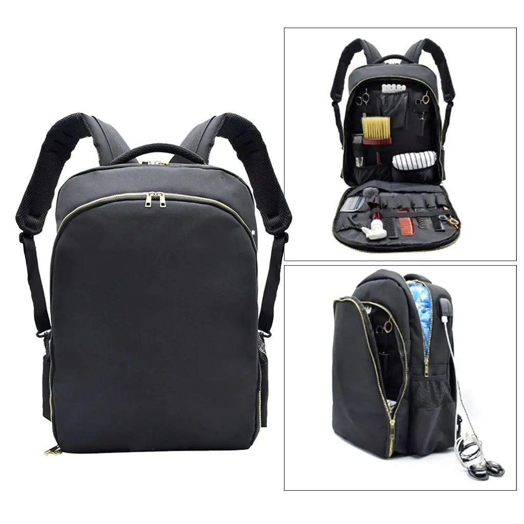 Style Loft Collection CyberStyle Clip and Go USB Charger Traveling Barbershop Backpack