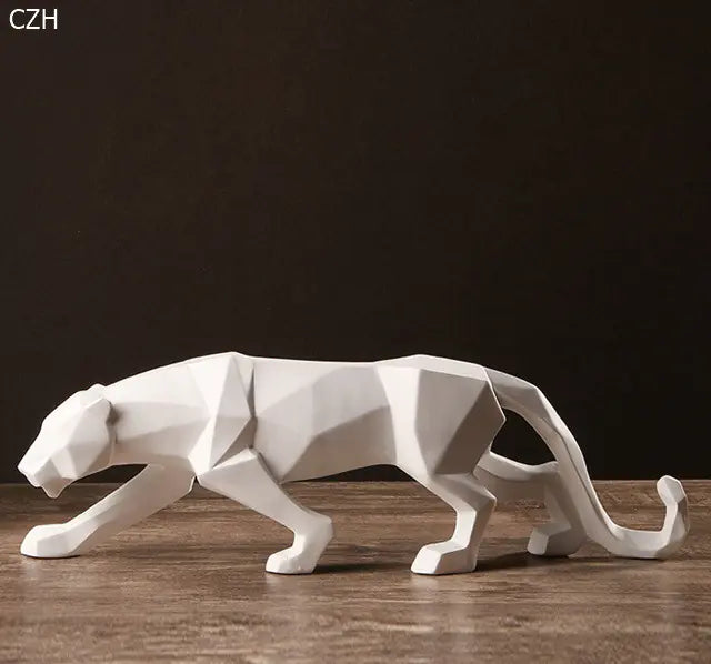 Style Loft Collection Origami Resin Leopard