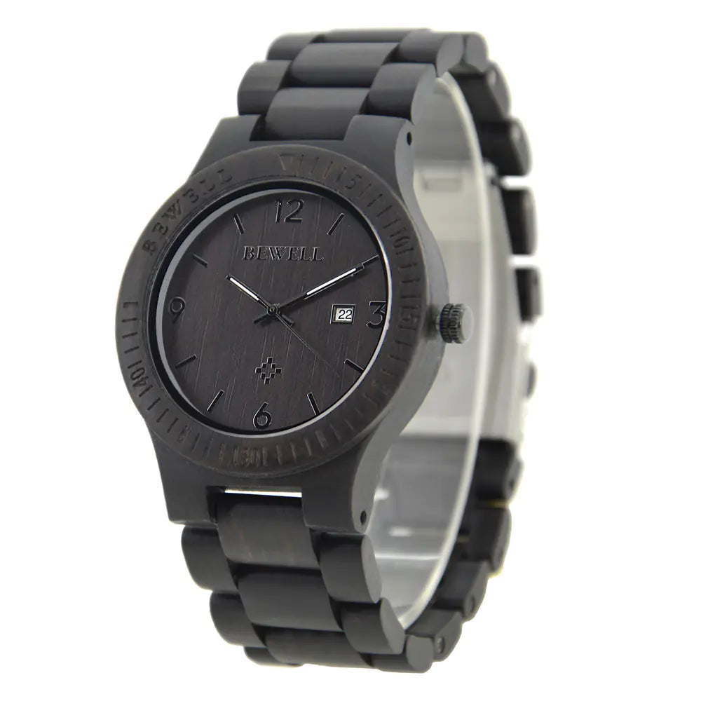 Style Loft Collection Sandalwood Wooden Timepiece