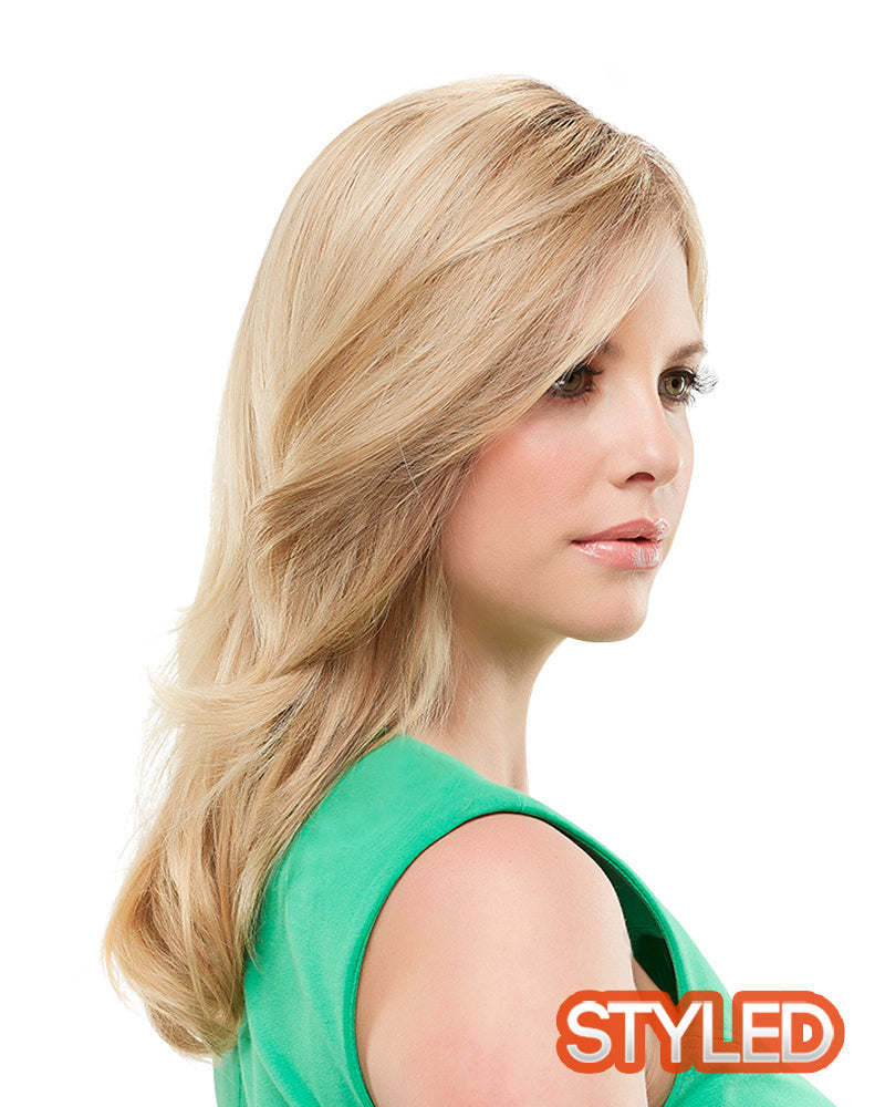 Top Form 12 inch (Exclusive) | Monofilament Remy Human Hair Topper by Jon Renau