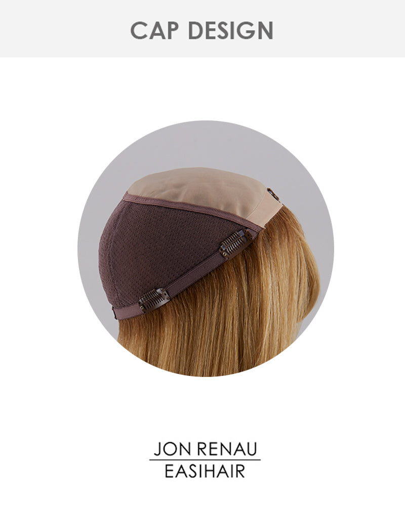 Top Full 12 inch HH | Monofilament Remy Human Hair Topper by Jon Renau