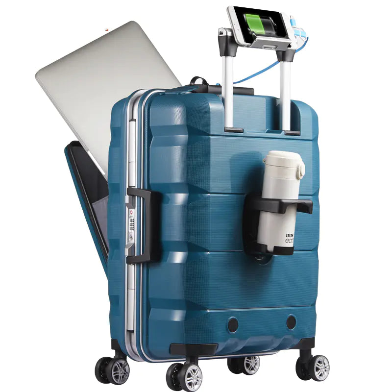 Style Loft Collection TravelStyle NoirTrek Multifunctional Aluminum Luggage