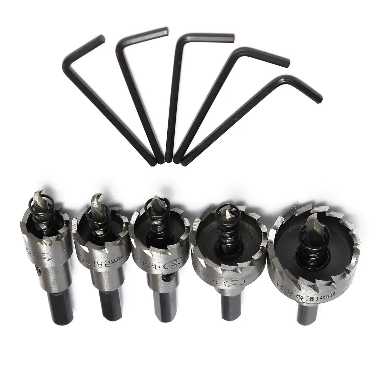 Style Loft Collection ToolStyle 5-Piece HSS Metal and Aluminum Hole Saw Drill Bit Set