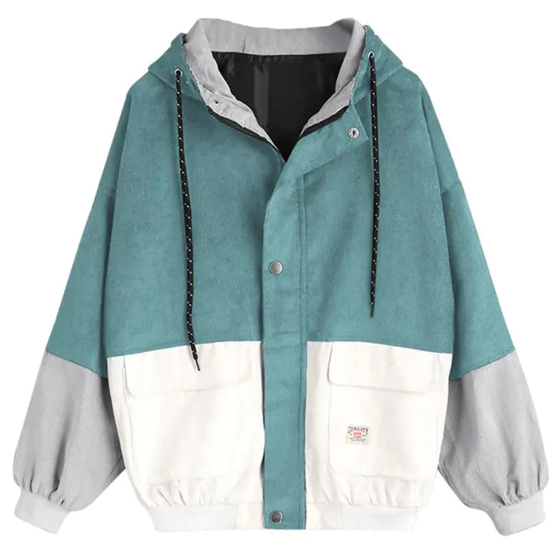 Style Loft Collection Unisex Oversized Corduroy Hoodie