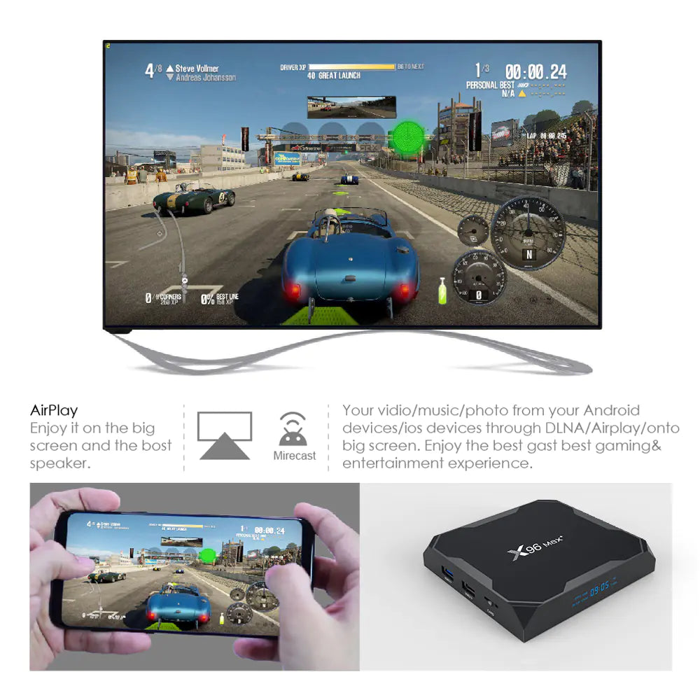 Style Loft Collection CyberStyle Wattis MAX 4K Plus Smart Wifi TV Box