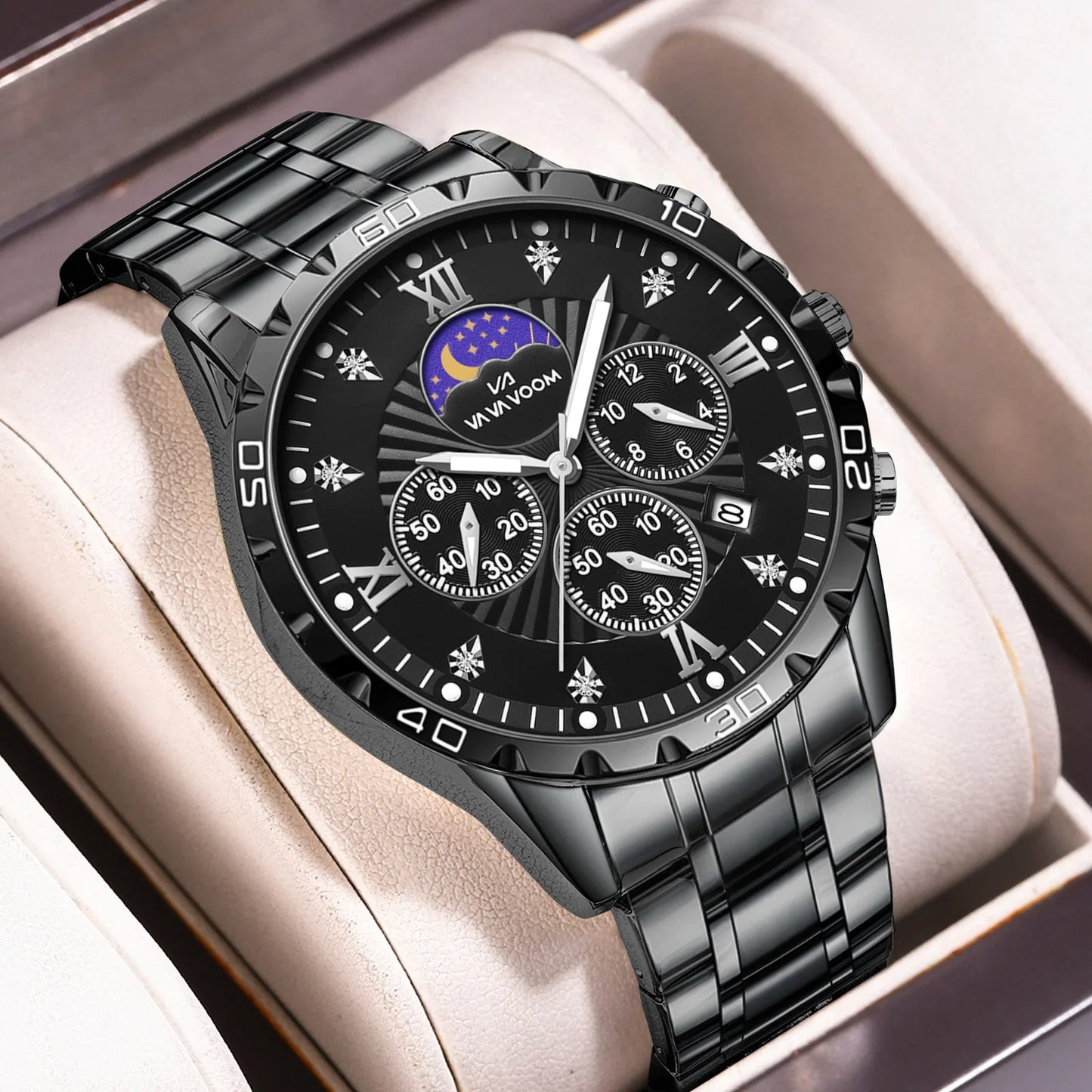 Style Loft Collection Hawthorne Luminous Calendar Quartz Watch