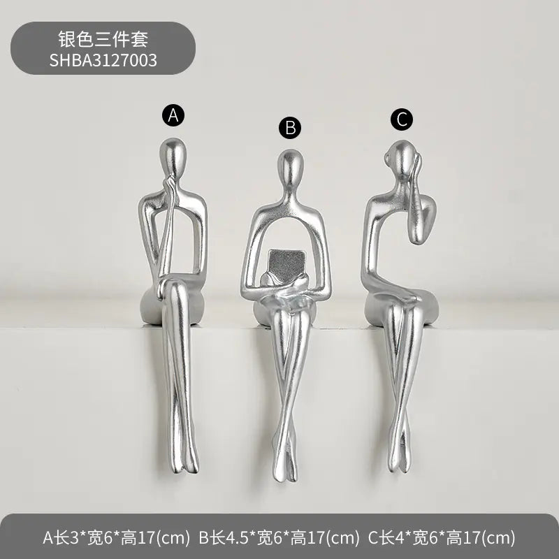 Style Loft Collection Three Piece Abstract Figurine Set
