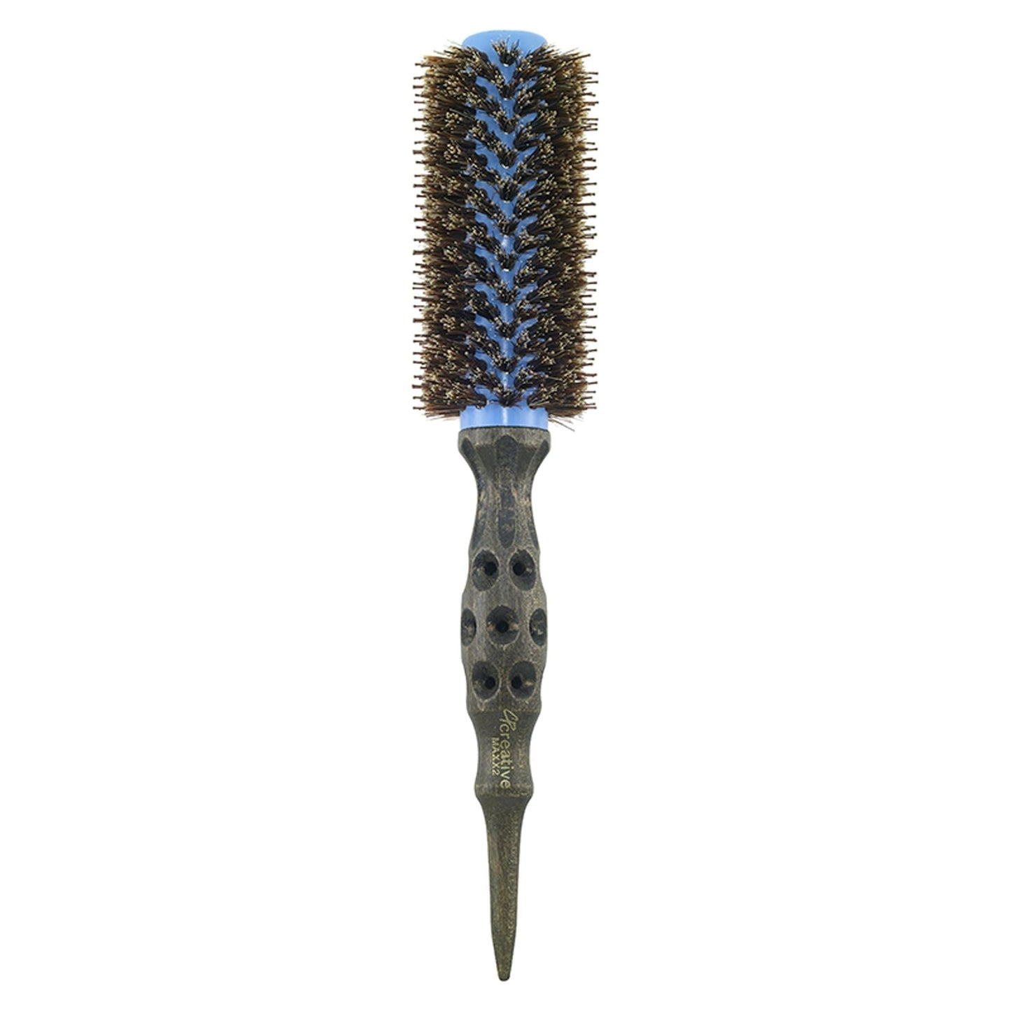 Maxx Wood and Ceramic Round Hair Brush