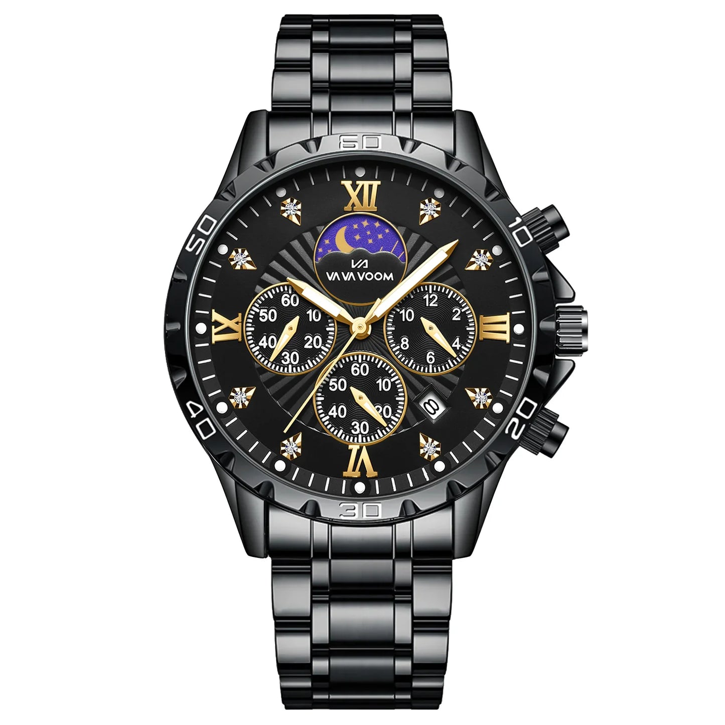 Style Loft Collection Hawthorne Luminous Calendar Quartz Watch