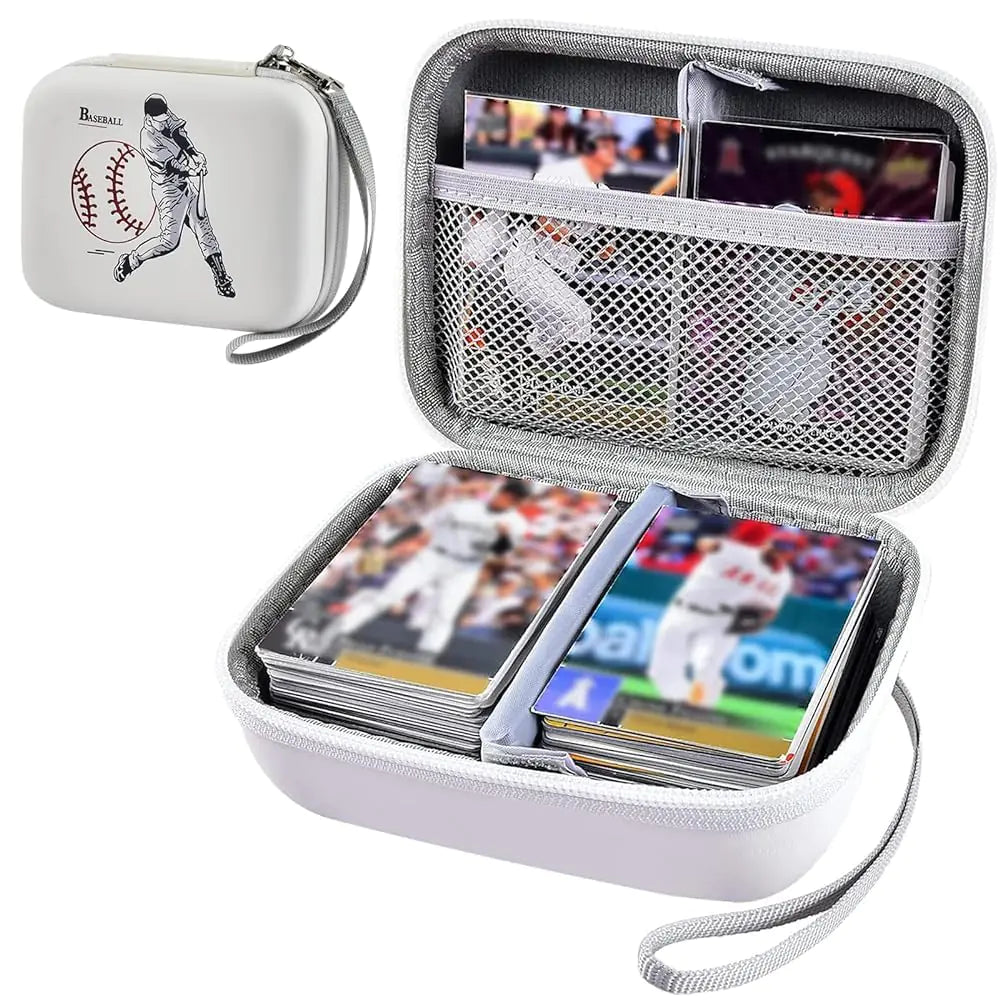 Style Loft Collection 410+ Card Game Case Holder for Topps 2024 Baseball Trading Cards/Football Trading Cards for Cards Against Humanity/for Magic The Gathering/for CAH/for MTG/for Yugioh Sports Card - Case Only (White)