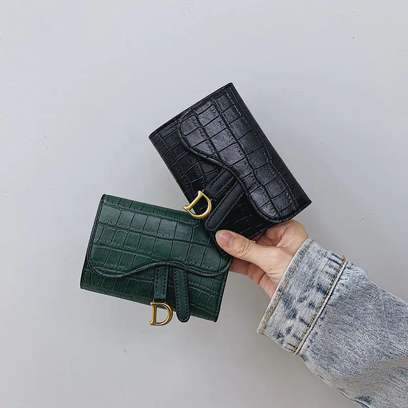 Luxury Leather Women's Clutch Wallet with Money Clip