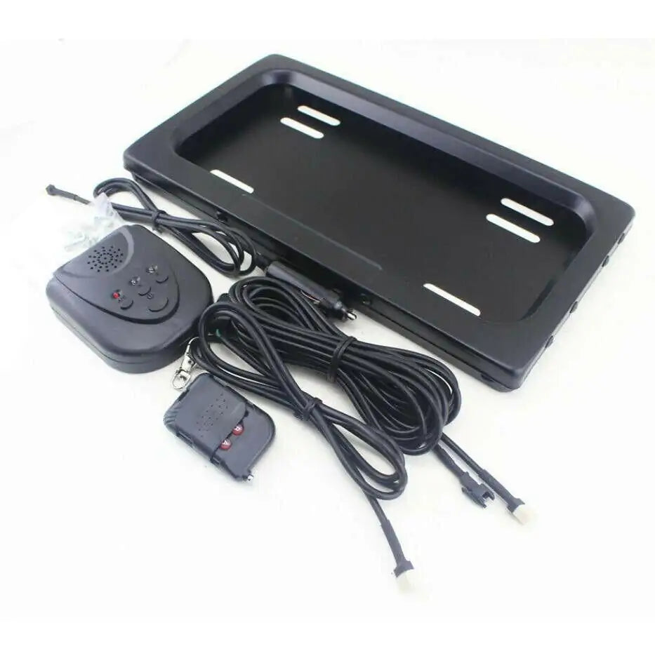 Electric License Plate Holder