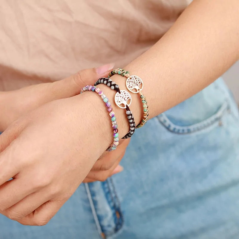 Style Loft Collection Spiritual Jasper Tree Bracelet