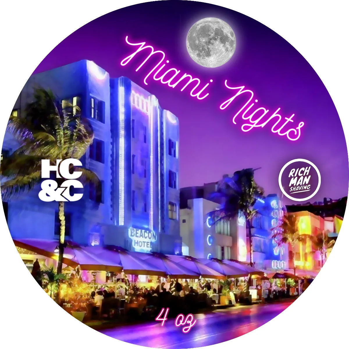 HC&C Miami Nights Shave Soap 4 oz