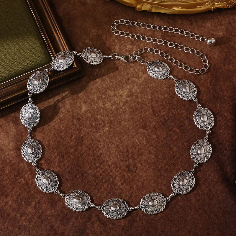 Retro Carved Waist Chain