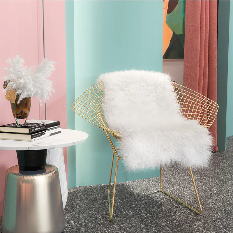 Style Loft Collection Forged Iron Backrest Stool