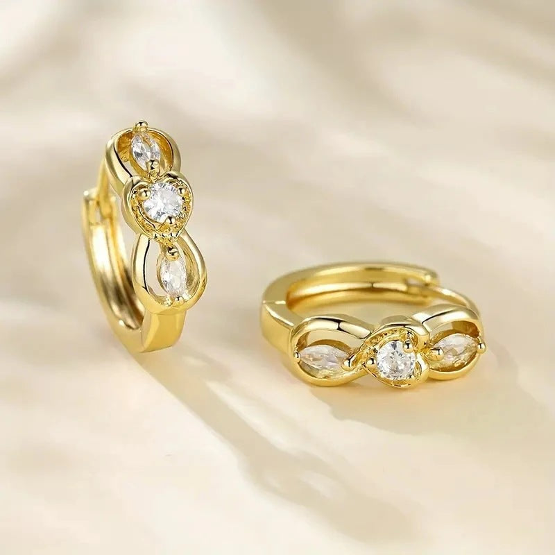 Zircon Geometry Earrings