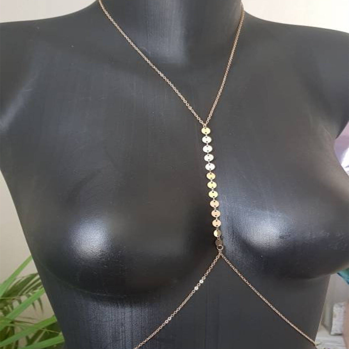 Trendy Cool Beach Body Women's Simple Breastpin Sequins