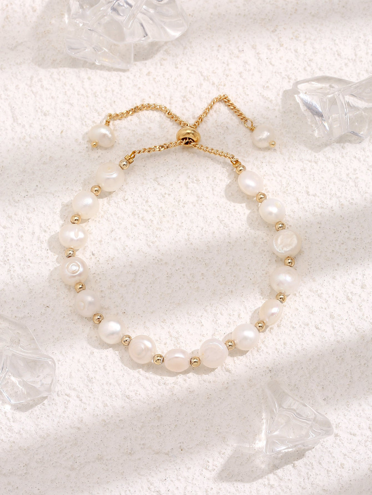 Retro Freshwater Pearl Pull Bracelet