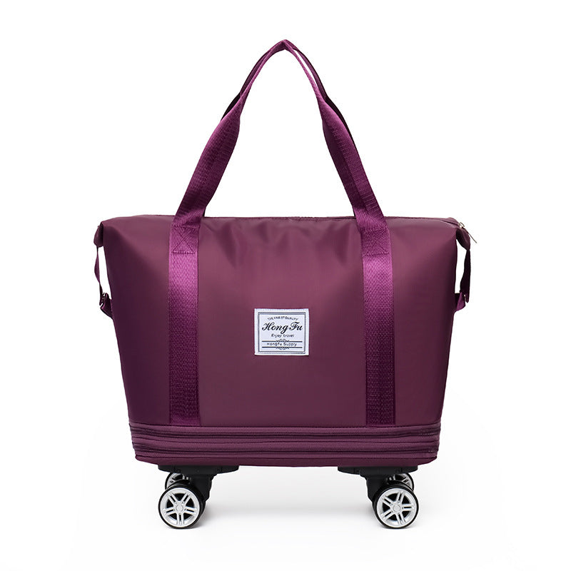 Double-Layer Travel Bag with Wet/Dry Separation, Lightweight Maternity Package