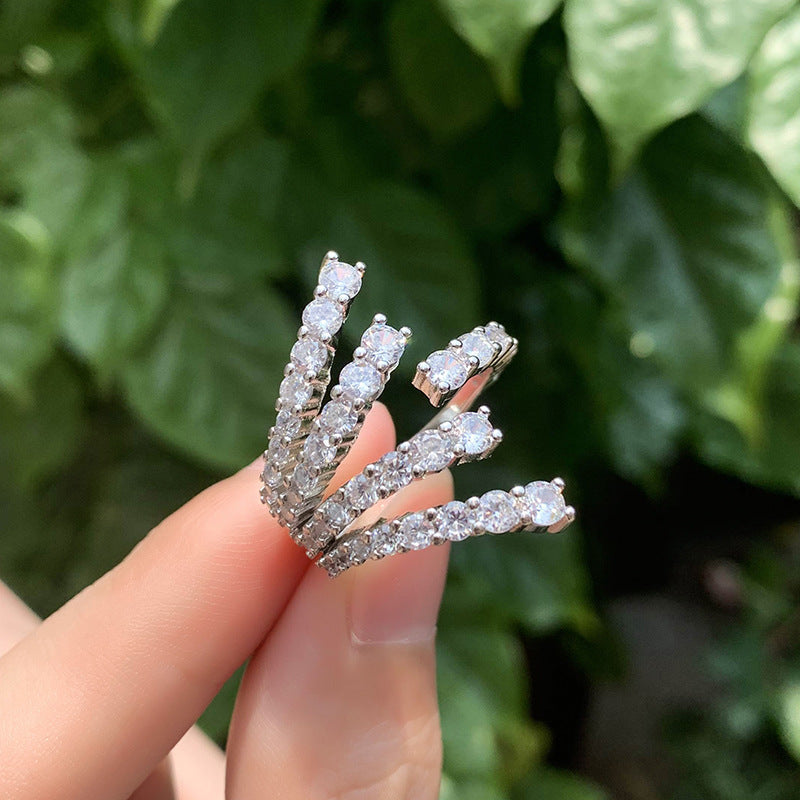 Color Zirconium Live Opening Ring
