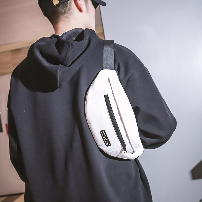 Unisex Nylon Fanny Pack Sporty Messenger