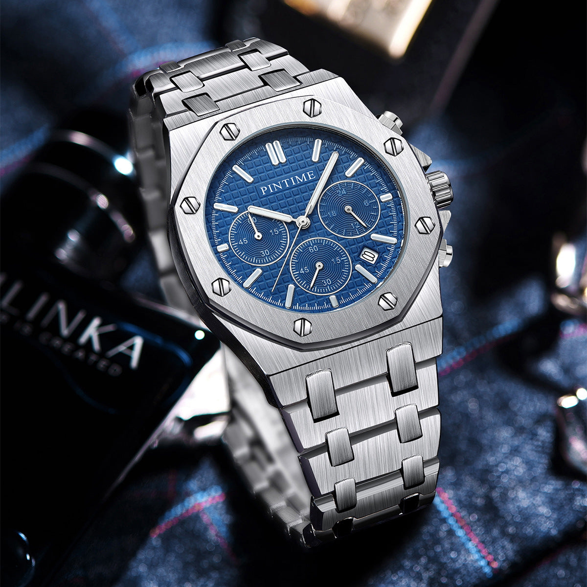 Six-pin Business Casual Fashion Waterproof Quartz Watch
