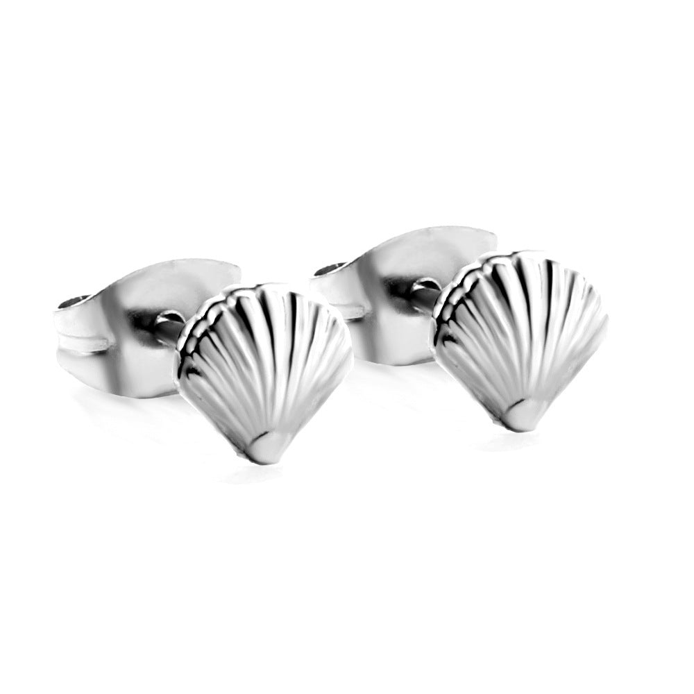 Shell Stud Earrings