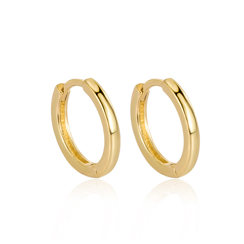 Women's Fashion Square Glossy Circle Ear Clip