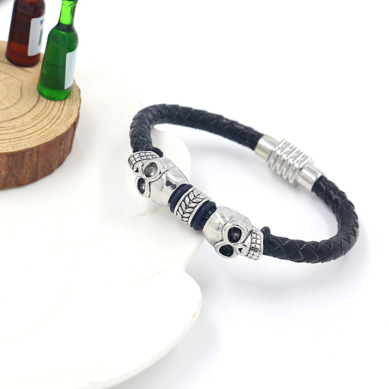 Men's Vintage Skull Bracelet