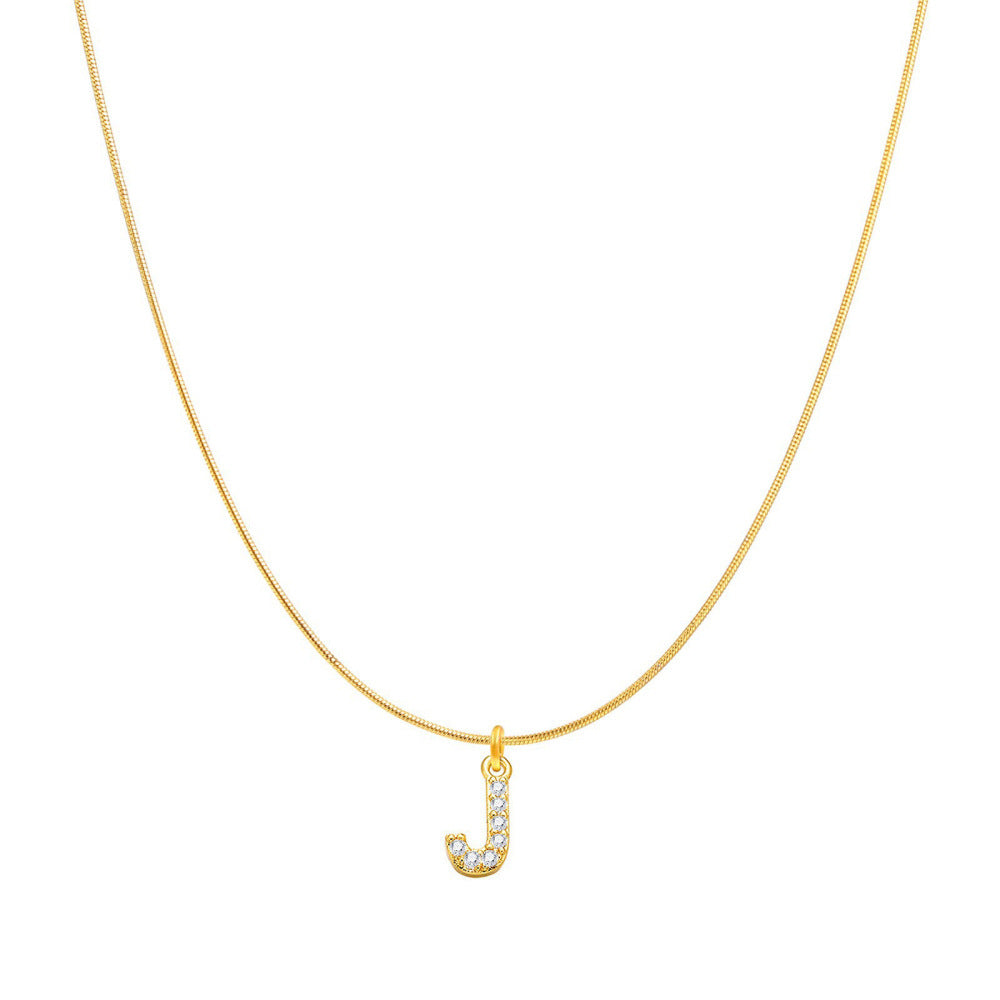 Fashion Personality Round Snake Clavicle Chain Female