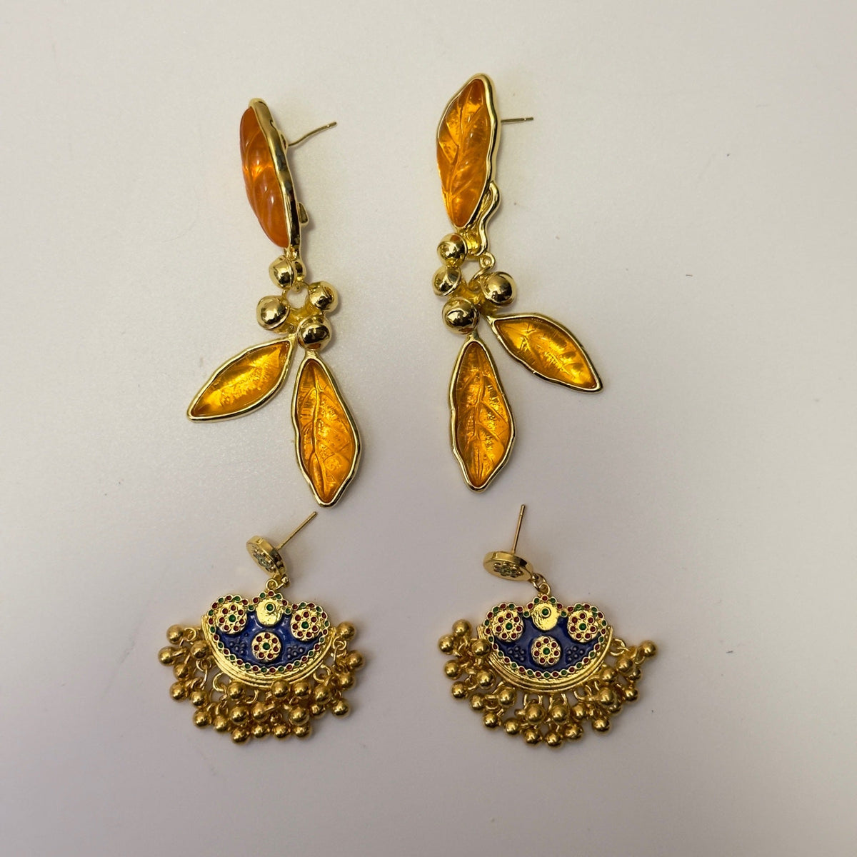 Transparent Leaf Earrings