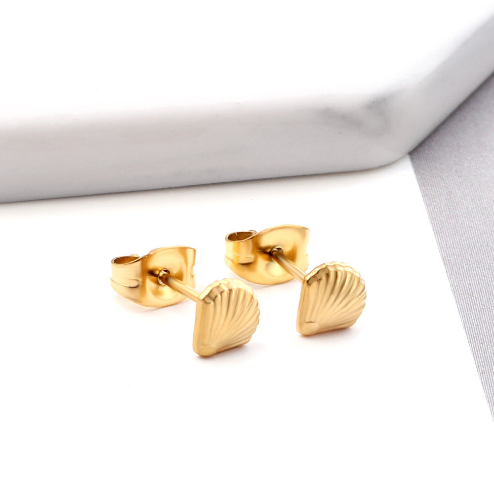 Shell Stud Earrings