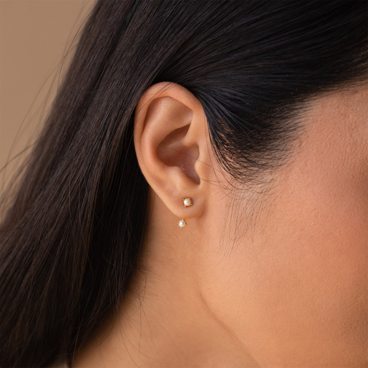 Twelve Birthstone Ear Studs