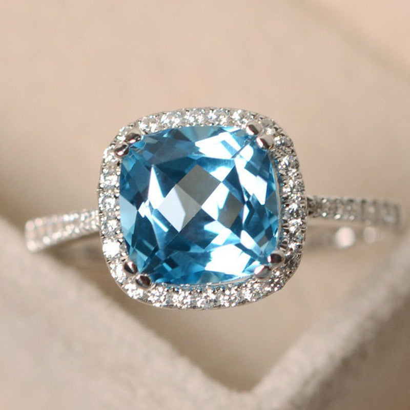 Fashion Geometry Pattern Ring For Women Wedding