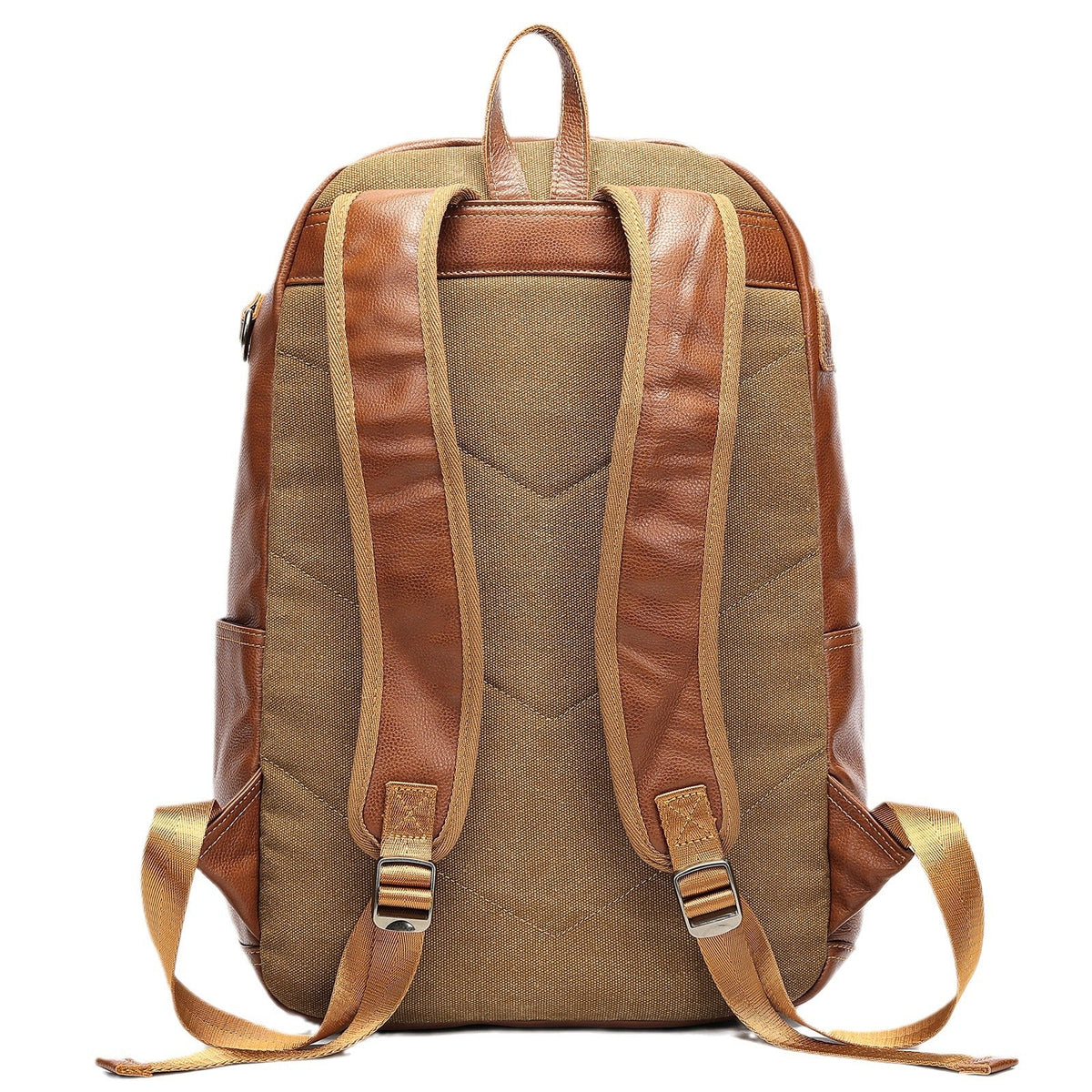 High-Sense Large Capacity Leather Travel Backpack