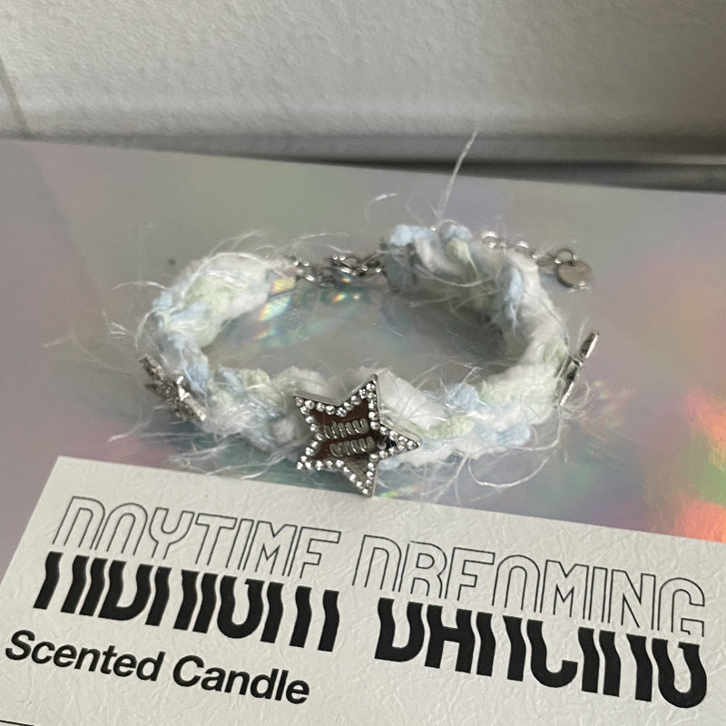 XINGX Bow Love Button Stitching Bracelet