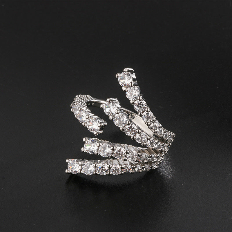 Color Zirconium Live Opening Ring