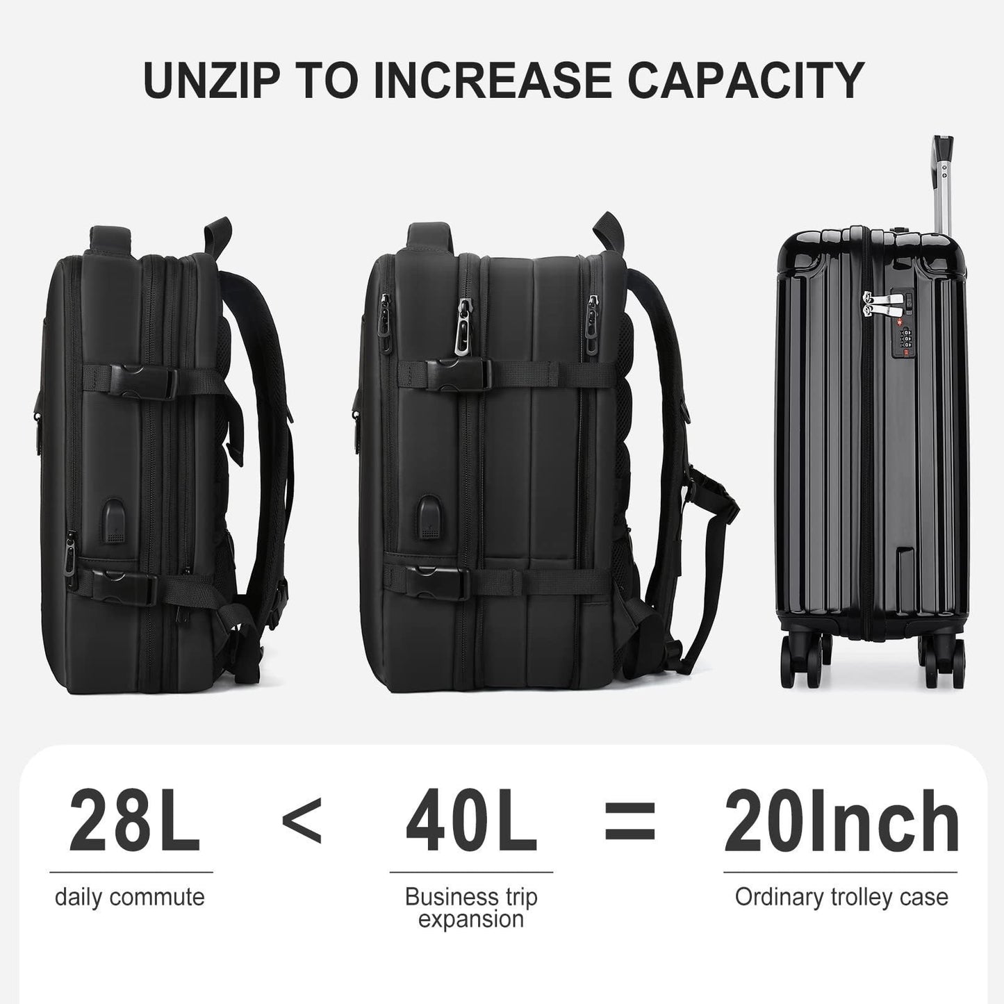 Style Loft Collection CyberStyle Maison Wamucii Backpack with USB Charger