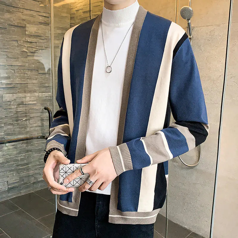 Style Loft Collection It's In My DNA Striped Knit Cardigan
