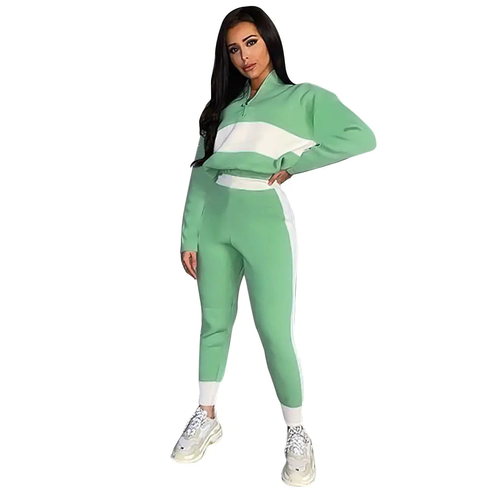 Style Loft Collection Pleasure Principle Crop Top Sport Set